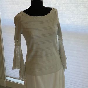 Beautiful knitted boat neck sweater